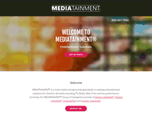 Tablet Screenshot of mediatainment.net